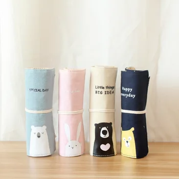 

1pcs 54698 Korea stationery wholesale CY-D19828 Cute expression volume pencil case
