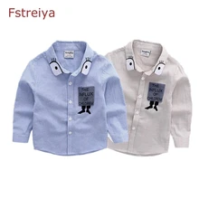 Fstreiya boys shirts for boy Striped shirt bobo choses kids tee shirt enfant garcon boys cotton spring 2018 shirt chemise garcon