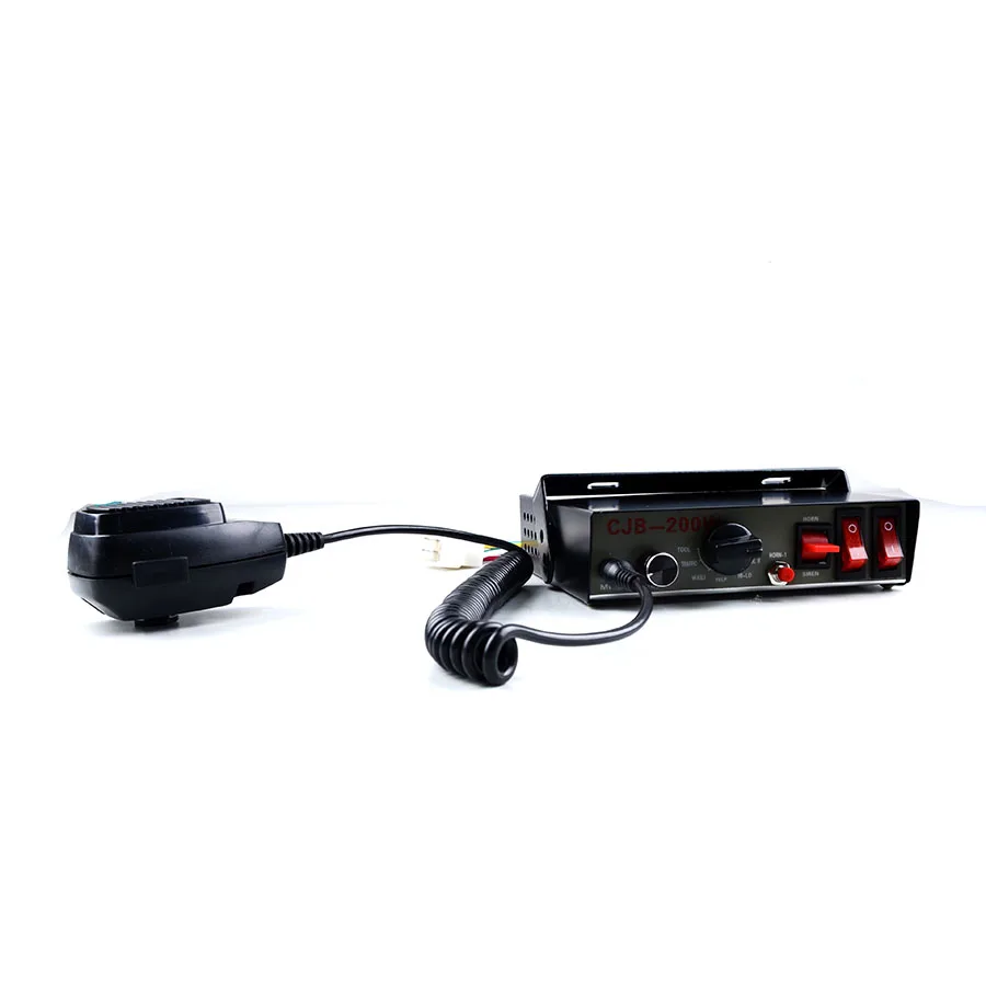  Police Siren 200W 12V Car Siren Horn CJB 9 Tones Car Siren Host Only without Speaker CJB-200W-9 Electronic Buzzer 