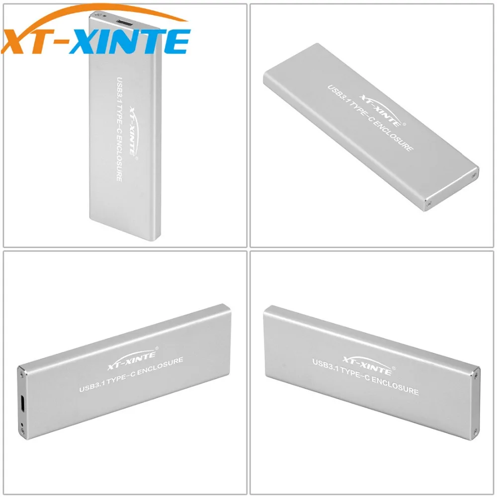 Корпус из алюминиевого сплава USB3.1 на M.2 SSD для жесткого диска NVME корпус NGFF PCIE к