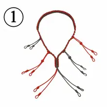 Охотничий сильный поводок для диких птиц, плетение, строп, набор, абразивная, для улицы, Охотничьи аксессуары, ошейник, веревка 12 пряжки для веревки