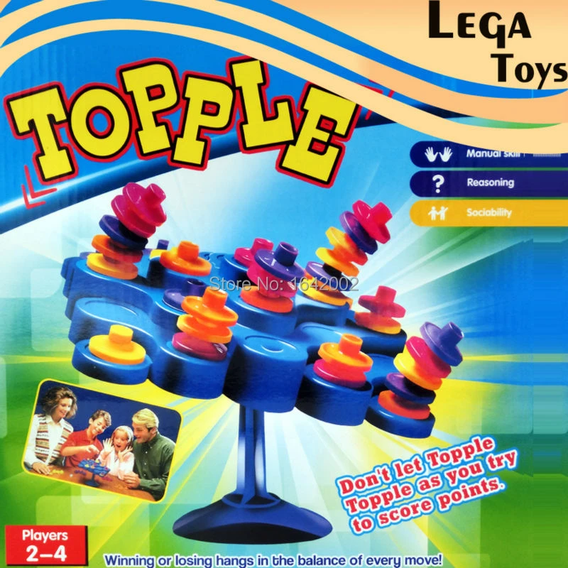 Balancing Stand Desktop Tic Tac Toe Topple Balance Game Blocks Toy Set Game With Kids Educational Montessori Iq Toy For Children Block Toys Balance Gameblock Game Aliexpress