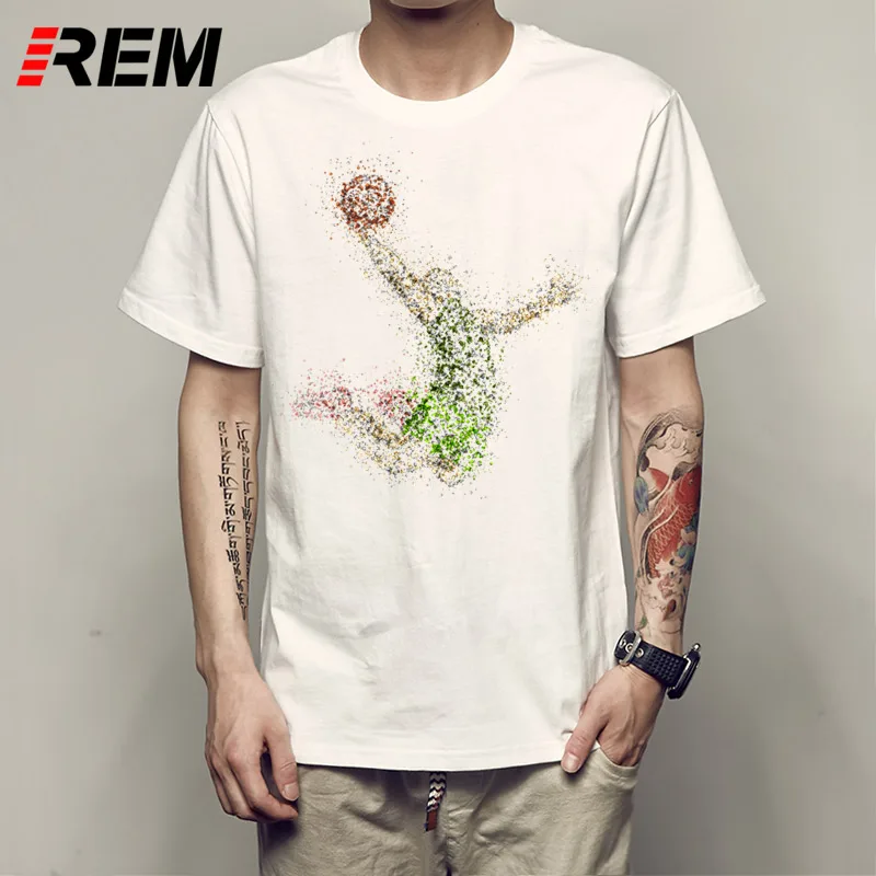 

REM T Shirt O-neck Fashion Casual High Quality Print T Shirt Basketballer T Shirt Jersey Hakeem Olajuwon P531854