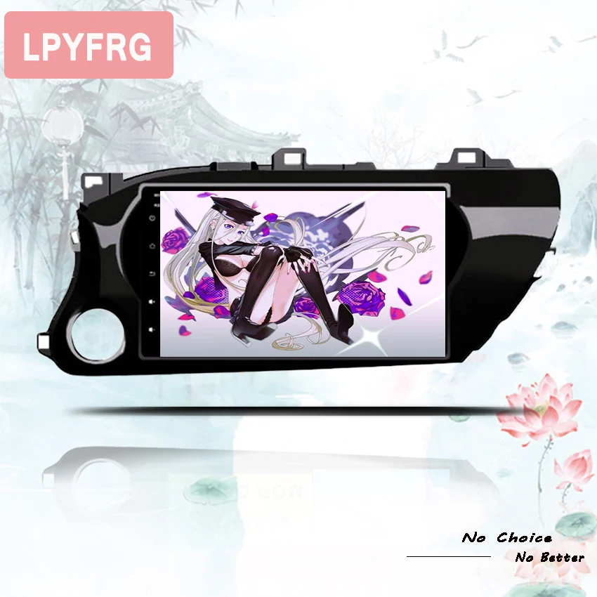 

For Toyota Hilux 2016-2018 Android 9.0 4GB+32GB car stereo music audio av with 3/4g lte gps pc dvd video player mirror swc tape