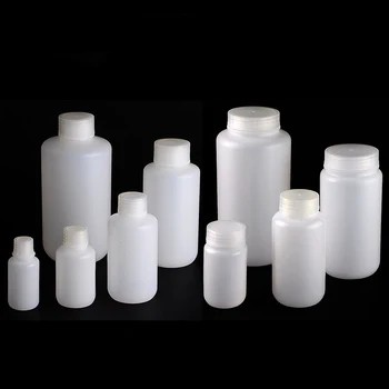 

60-2000ML Sample Bottle HDPE Bottle Reagent Bottle Plastic Medical Laboratory Sample Reagent Chemicals bottles Small Wide Mouth