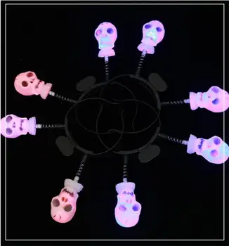 

New Quality Halloween LED Pumpkin Skull Light Party Props Headbands toys YH1386