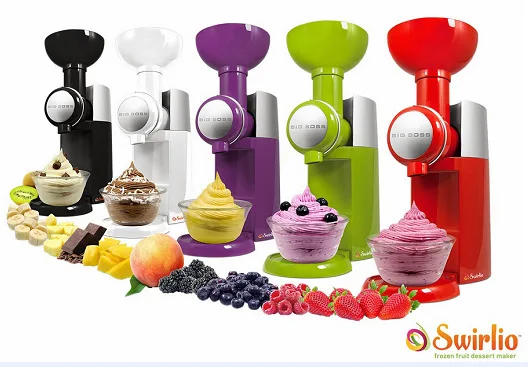 

220V /110V Big Boss Swirlio Automatic Frozen Fruit Dessert Machine Fruit Ice Cream Machine Maker Milkshake Machine Dropshipping