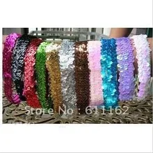 Лучшие продажи 480 шт. 1 ''обруч с бантом детские повязки для девочек стрейч 1 дюйм застежка-молния 13 Цветов