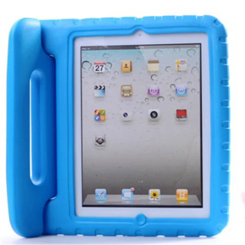 Для Apple iPad 2/3/4 чехол детский противоударный EVA чехол для iPad 2 iPad 3 iPad 4 портативная ручка подставка защитный корпус+ стилус+ пленка