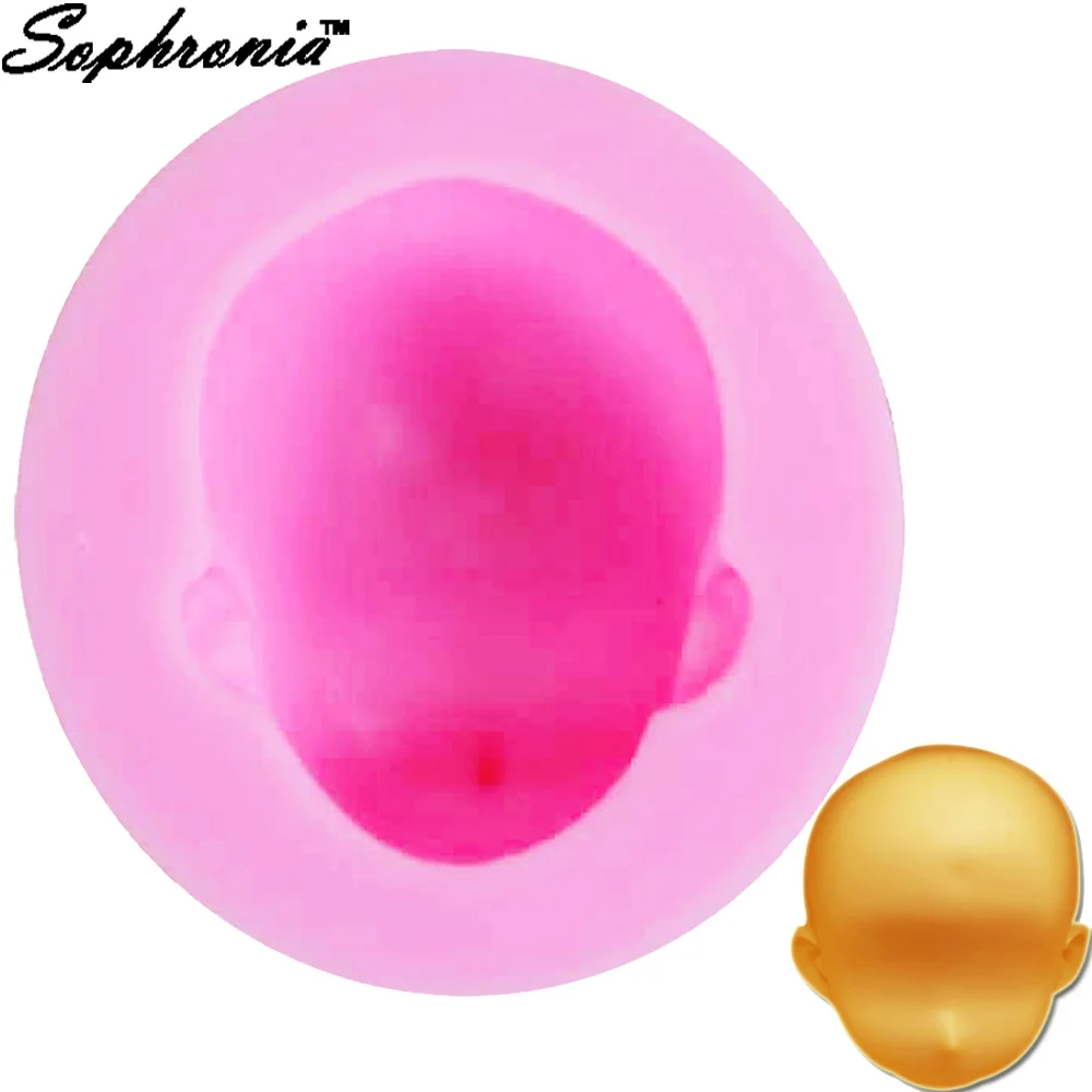 Sophronia M629 кукла голова портрет 1 шт. УФ Смола ювелирные изделия силиконовые формы