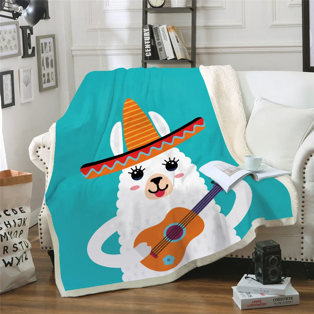 Good-Quality-Coral-Fleece-Microfiber-Fabric-Ultra-Warm-Throw-Blankets-Cartoon-Design-Cute-Sheep-Print-Sofa (1)