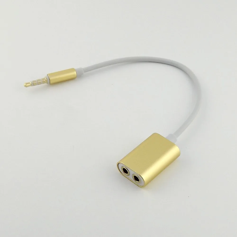 10pcs 3 5mm Male Stereo to 2x Female Jack M F Earphone Headphone Audio Splitter Cable 15cm