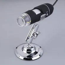 50-500X 2MP USB LED Light Microscope Endoscope Video Camera Magnifier w/ Stand