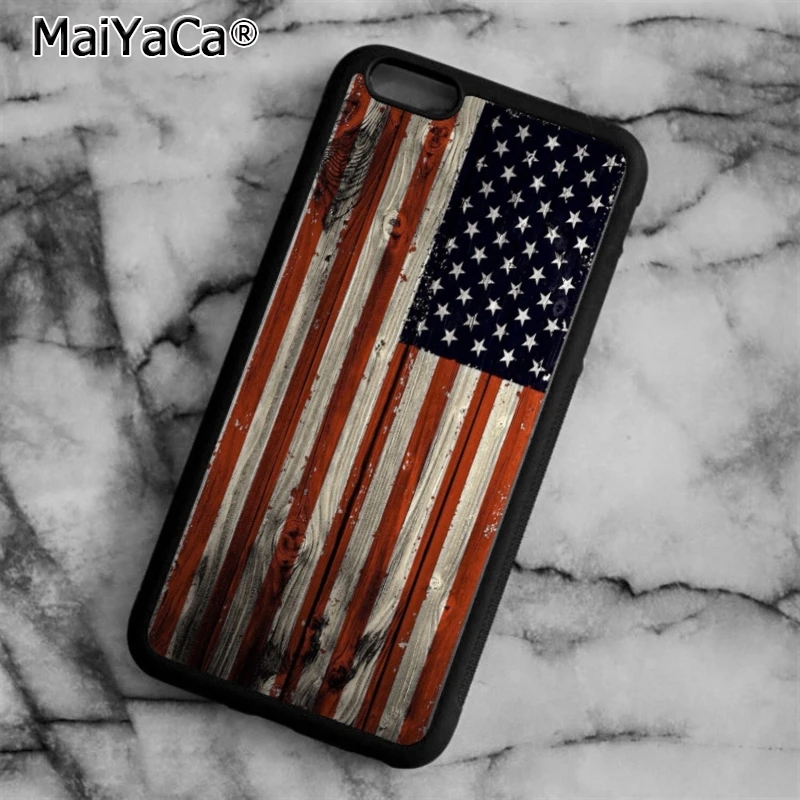 MaiYaCa Usa United States American Flag Phone Case Cover for iPhone 5s
