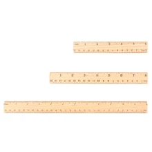 15 см 20 см 30 см линейка деревянная Двусторонняя студент, школа, офис измерительный инструмент Nov-26A