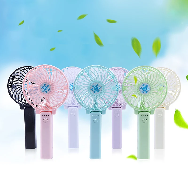 

Mini Foldable Handheld Fan Fresh Color Cooling Machine 3 Speed Adjustable Electric Fan Portable USB Charging Air Cooler