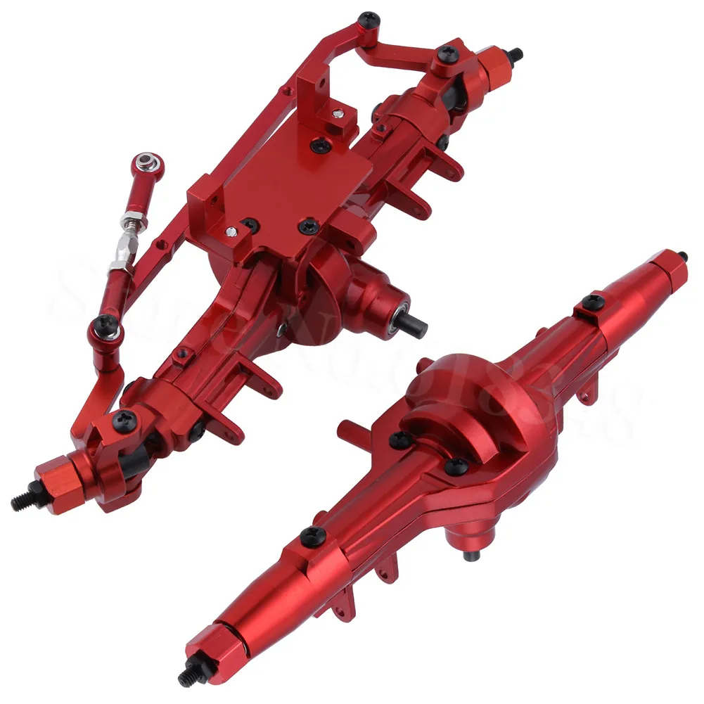 Цена Алюминиевый передний задний мост полный набор для 1 10 RC Гусеничный автомобиль HSP Pangolin 94180 RGT 18000 Redcat Everest Gen7 PRO Sport