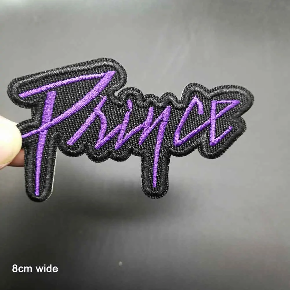 

Music Prince Iron On Embroidered Clothes Patches For Clothing Music Band Stickers Garment Wholesale