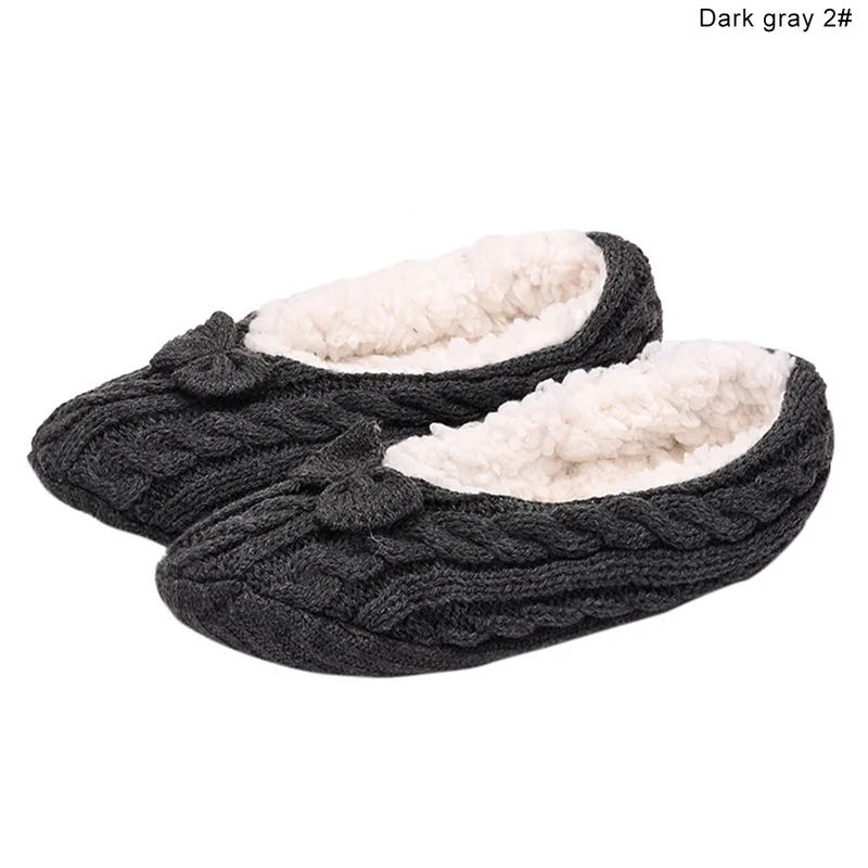 

HEFLASHOR Winter Warm Women Slippers Home Cotton Shoes Plus velvet men Floor Fleece Indoor Silicone Shoes pantuflas de mujer