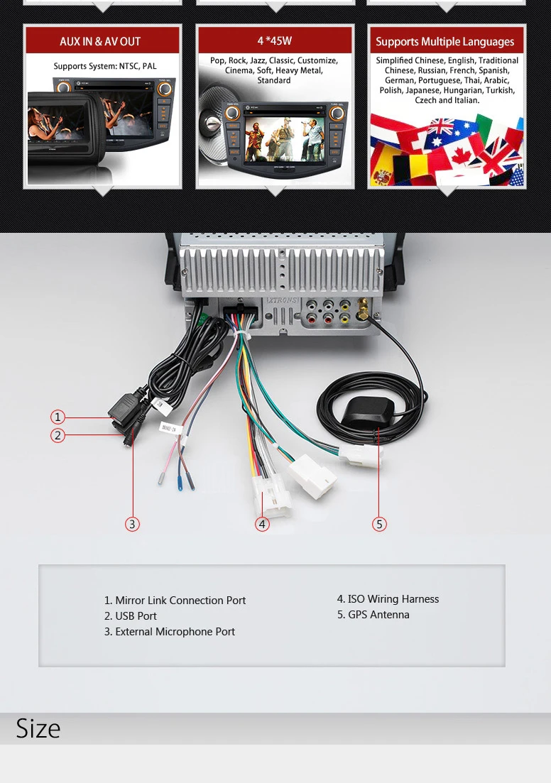 Excellent 7" Special Car DVD for Toyota RAV4 2006/2007/2008/2009/2010/2011/2012 with Toyota Original User Interface/Appearance 13