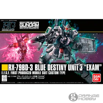 

OHS Bandai HGUC 209 1/144 RX-79BD-3 Blue Destiny Nnit 3 Exam Mobile Suit Assembly Model Kits