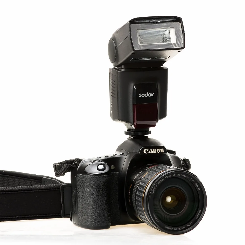 Godox Thinklite Camera Flash TT520II dengan Isyarat Wayarles 433MHz Bina masuk untuk Canon Nikon Pentax Olympus DSLR Cameras