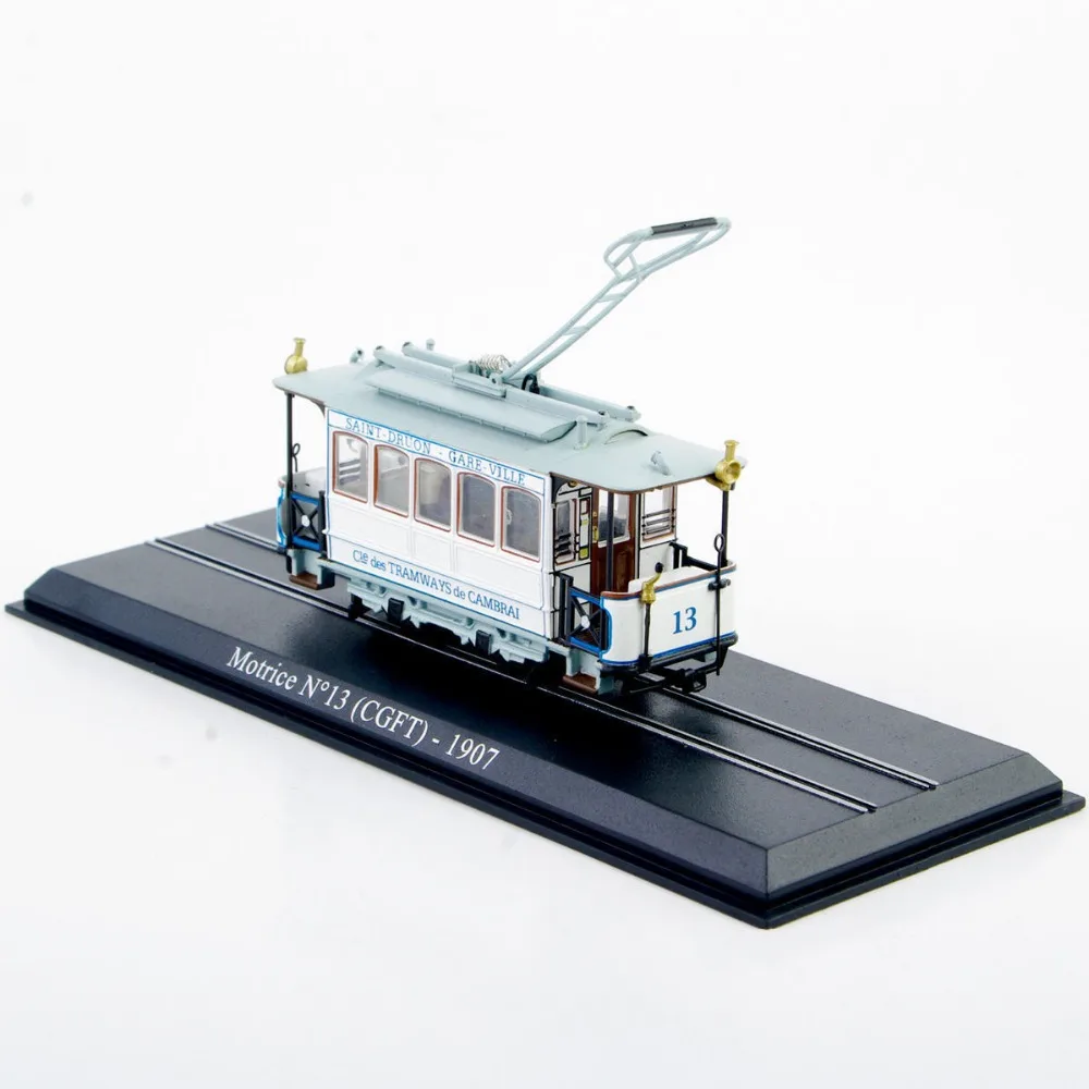Lowest Price Atlas 1/87 Tram Truck Toys Motrice N 13 (CGFT)-1907 Diecast Tram Model 1:87 Mini Model Train Vehicles Collection Toys D