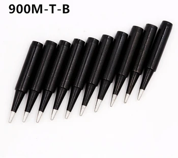 SZBFT 10 piece Black 900M-T-B Series Horseshoe type iron head Welding tip Soldering iron tip free shipping internal heating soldering iron welding head iron tip long service life cycle durable welding angle tip
