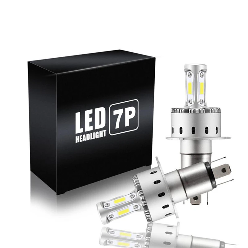 

LED H7 H4 H1 H11 H8 HB3 9005 HB4 9006 H3 9012 HIR2 Bulb Car Headlight COB Chips 90W 12000lm 6000K 12V Automobiles Fog Light
