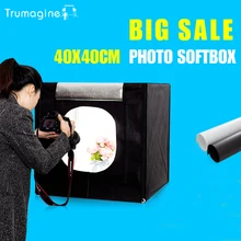 40*40*40 см 16 “Фотостудия lightbox Фотография Softbox мини настольная Fotografia свет окно для ювелирных изделий солнцезащитные очки