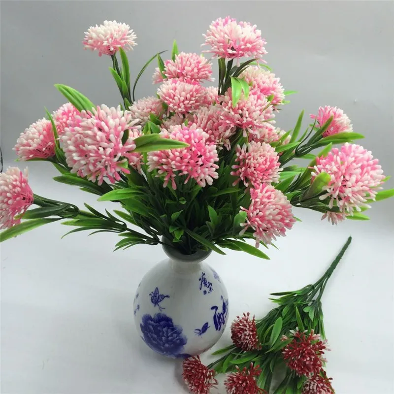 

2017 Artificial Flowers High-quality 31cm Plastic Carnation Ornaments Simulation Artificial Bonsai Trees Tree 1 Pcs Decorative