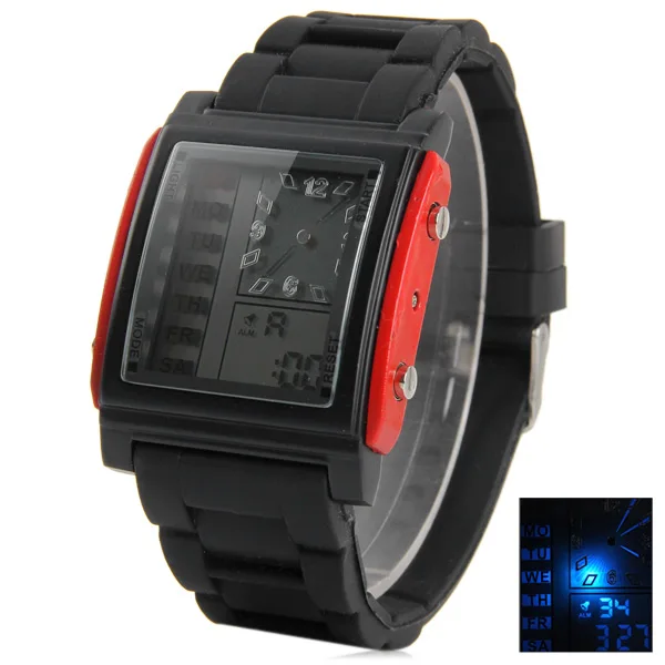 2016 New Fashion Square Dial LED Bracelet Digital font b Watches b font For Men Ladies 2016 New Fashion Square Dial LED Bracelet Digital font b Watches b font For Men Ladies