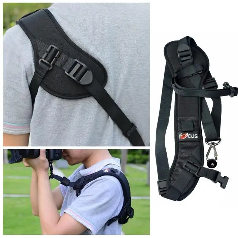 

High-quality focus F-1 fast carry speed sling soft shoulder strap neck strap camera digital SLR black shoulder camera strap