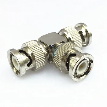 

BNC adapter splitter three male plug Q9 male connector video connector coaxial adapter