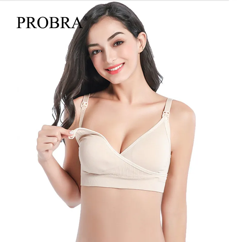 

Wirefree Nursing Sleep Underwear Prevent Sagging Breastfeeding Bras Pregnancy Clothes for feeding Bra Soutien Gorge Allaitement