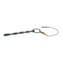 For DIY electric shock penis plug urethral catheter electro stimulation metal dilator clitoris massager medical themed