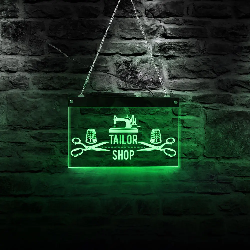Швейная машина ателье дизайн логотипа на заказ светодиодный неоновый знак бизнес, логотип идеально подходит для выкройки магазина Freelance Seamstress