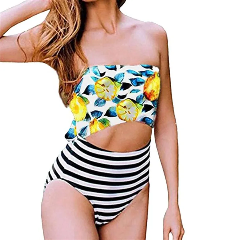 

JAYCOSIN 2018 Bodysuit Sexy New Fashion Women One Piece Bandage Push Up Monokini Bathing Suit dropshipping f9 Underwear