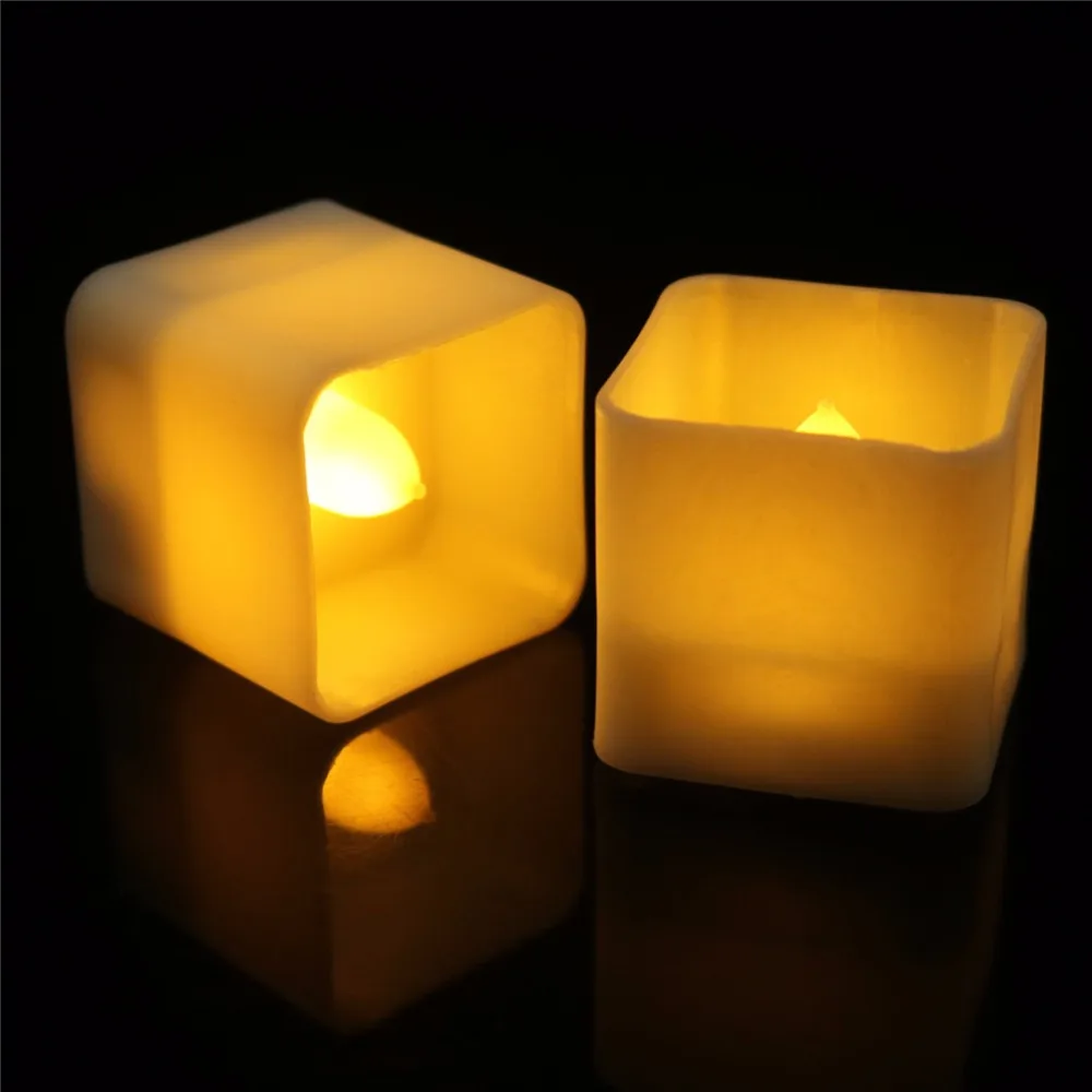 Pack-of-6-or-12-pieces-Decorative-Led-Candles-With-Square-Shape-New-design-Flickering-Plastic