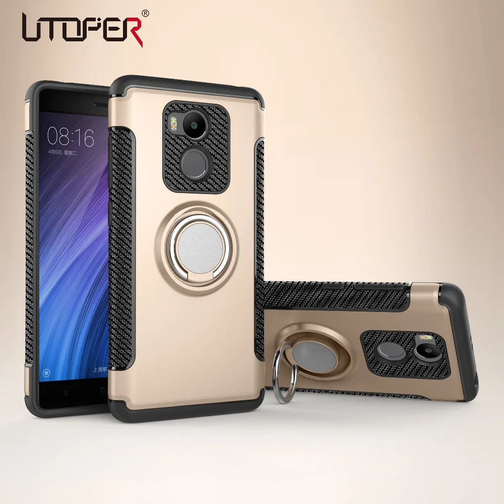 Чехол для Xiaomi mi A2 Lite мягкий силиконовый Жесткий чехол из поликарбоната с кольцом