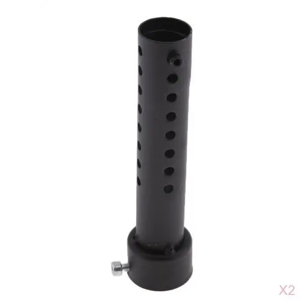 2 x 35mm Black Motorcycle Exhaust Muffler Insert Baffle Can Removable Universal