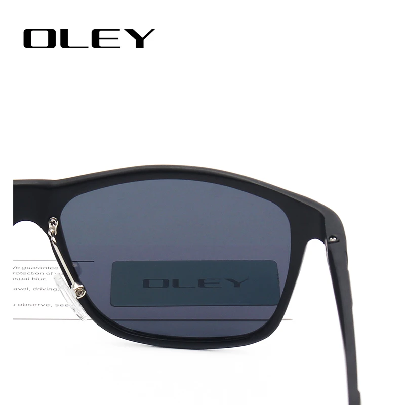OLEY, брендовые, новые, полностью алюминиево-магниевые HD солнцезащитные очки, мужские, модные, классические, Ретро стиль, высокое качество, поляризационные, солнцезащитные очки, очки для вождения