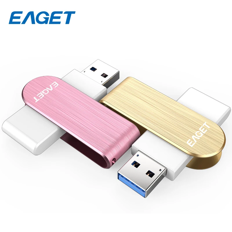 

RAGET F50 USB Flash Drive, 32GB Metal Pendrive High Speed USB 3 .0 Memory Stick 64GB pen Drive Real Capacity 16GB