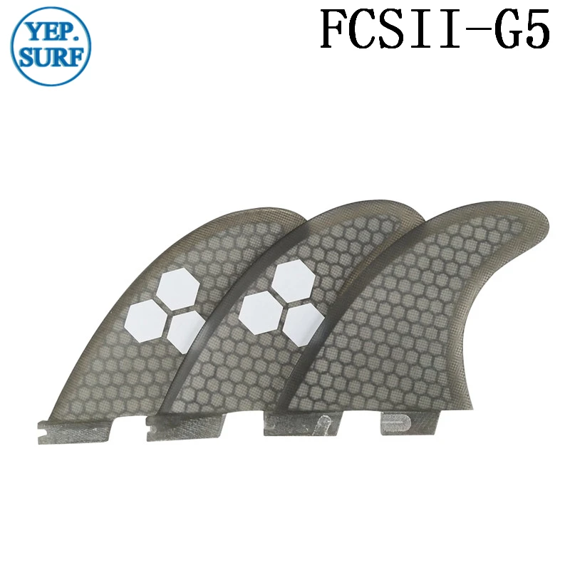 

Surf Fins FCS2 G5 Fin Honeycomb Surfboard Fin Gray color surfing fin Quilhas thruster surf accessories