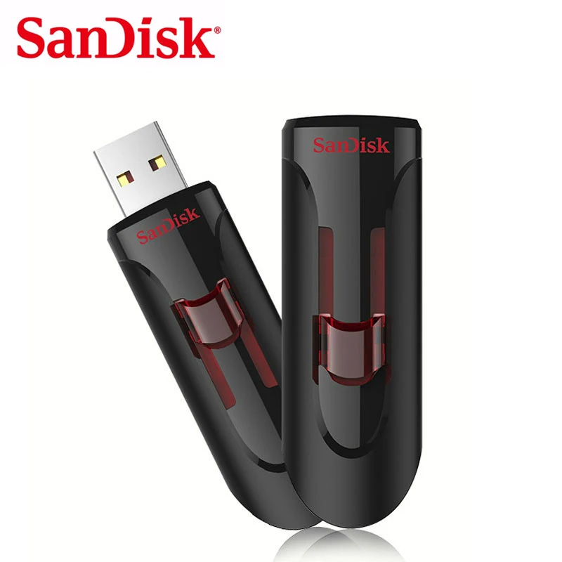 SanDisk 32 ГБ флеш-накопитель USB 3,0 64 ГБ флеш-накопитель 16 ГБ флеш-карта памяти 128 ГБ 256 ГБ USB ключ U диск CZ600 для ТВ/ПК/автомобиля/планшета