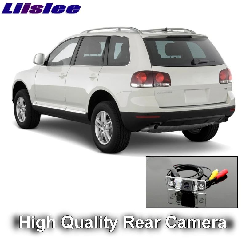 LiisLee автомобиля камера для Volkswagen VW Touareg Ultra HD Реверсивный автомобиль заднего вида imag друзей применение | CCD+ RCA