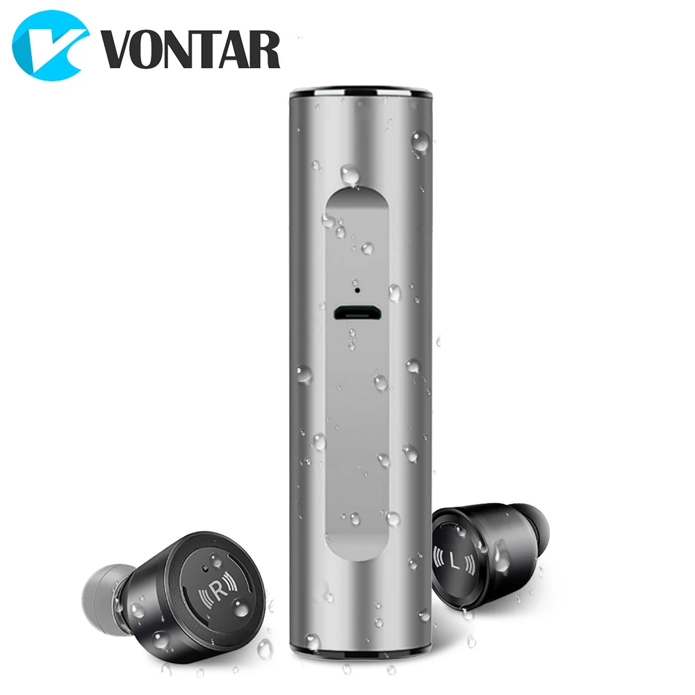 VONTAR S5 Bluetooth 5 0 TWS водонепроницаемые мини беспроводные вкладыши пара наушников