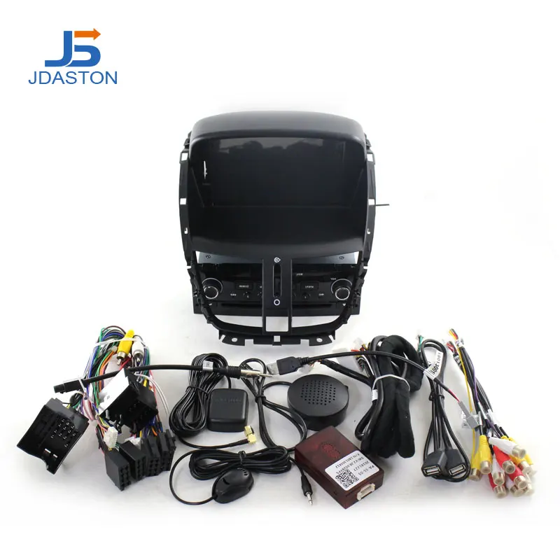 Excellent JDASTON Android 9.1 Car DVD Player For Peugeot 207 Multimedia Video WIFI GPS Navigation 1 Din Car Radio Stereo Steering wheel 5