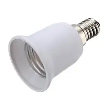 E14 к E27 лампа база держатель лампы конвертер гнездо адаптер преобразования светодиодный светильник лампочка патрон
