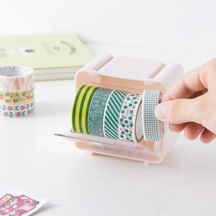 

DIY Must Have Plastic Adhesive Tape Dispenser Office Desktop Tape Holder